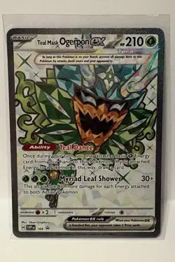 Pokemon Teal Mask Ogerpon ex SVP 166 + Ogerpon 024 + Ogre’s Mask 159 Lot NM - Image 3
