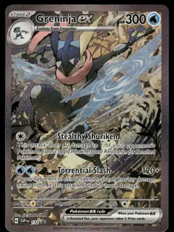 Pokemon Cards Greninja ex 132 Scarlet & Violet Holo Promo NM - Image 1