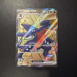 Pokemon Cynthia's Garchomp ex Full Art Holo Ultra Rare 215/182 Destined Rivals - Image 1