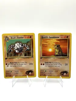 Pokemon TCG Gym Heroes 21 Vintage Card Lot 9 1st Edition Cards - Image 1