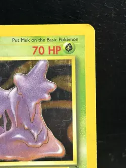 Pokemon Muk Fossil Holo Rare Stage 1 13/62 English 1999 HP70 Card - Image 3