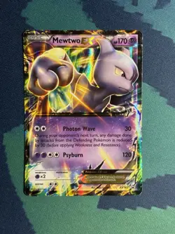 Mewtwo EX XY183 Ultra Rare XY Promo Pokemon Card HP - Image 2