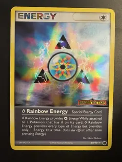 Rainbow Energy Delta 88/101 Pokemon Card Ex Dragon Frontiers Reverse Holo Damage - Image 1