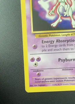 1999 Mewtwo Movie Promo Rare Pokemon TCG Card - Image 5