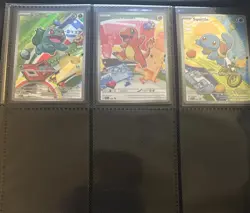 Pokemon First Partner Illustration Collection Series 1 Gen 1 Starters Set *MINT* - Image 1