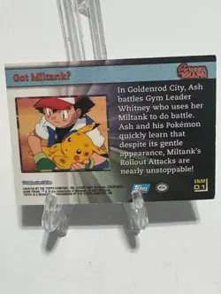 Pokemon Got MiltankU Screen Snaps! SNAP 01 Topps TV Animation Edition EN - Image 2