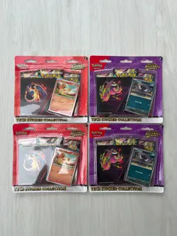 Pokemon TCG Mega Evolution Ascended Heroes Tech Sticker Collection x4 | SEALED - Image 1
