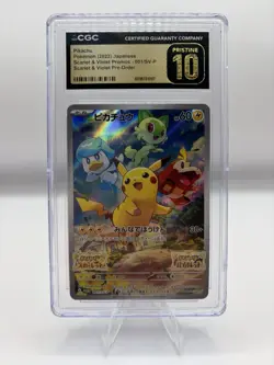 Pikachu - Pokemon CGC PRISTINE 10 SV Promos - 001/sv-p PREORDER - Image 1