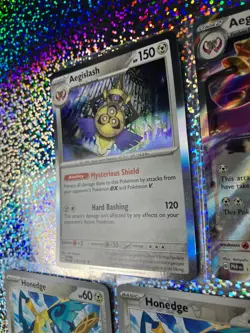 Pokemon TCG Paradox Rift: 135/182 Aegislash ex; Holo 134/182 Aegislash - Image 4