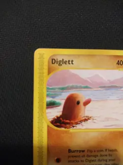 POKEMON TCG 1 COMMON DIGLETT 50/144 SKYRIDGE MP 2003 E-READER ERA WOTC FINAL SET - Image 2