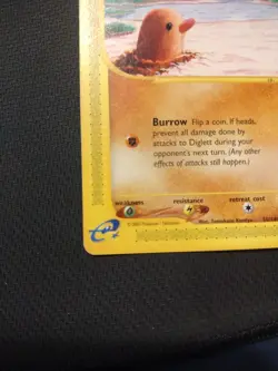 POKEMON TCG 1 COMMON DIGLETT 50/144 SKYRIDGE MP 2003 E-READER ERA WOTC FINAL SET - Image 4