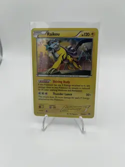 RAIKOU 55/162 HOLO RARE BREAKTHROUGH POKEMON HOLO LP - Image 1