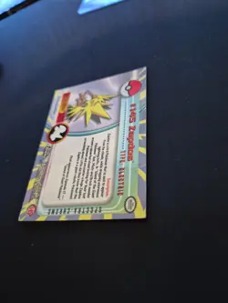 Zapdos #145 Pokemon Topps Chrome - Image 3