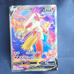 Pokemon Blaziken V Chilling Reign Full Art Ultra Rare Holo 161/198 210 HP - Image 1