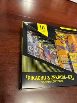 Nintendo Pokemon TCG Pikachu and Zekrom-GX Tag Team Premium Collection Sealed - Image 3