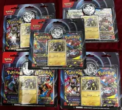 (LOT OF 5) Pokemon TCG Mega Evolution & Phantasmal Flames Raikou 2-Pack Blister - Image 1