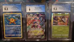 Pokemon CGC Slab Lot Alcremie VMAX 9 Beedrill 9.5 Staryu 8.5 - Image 1