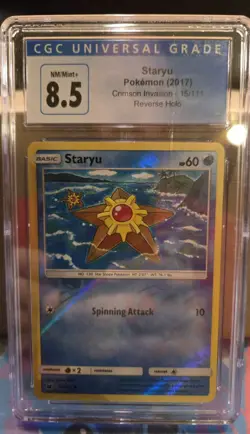 Pokemon CGC Slab Lot Alcremie VMAX 9 Beedrill 9.5 Staryu 8.5 - Image 4