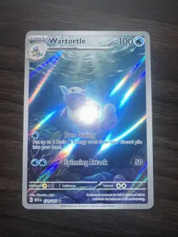 Pokemon TCG NM Wartortle 171/165 Scarlet & Violet 151 Illustration Rare - Image 1