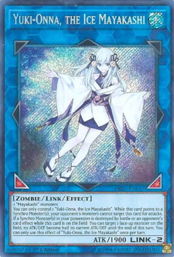 1X NM Yuki-Onna, the Ice Mayakashi - HISU-EN037 - Secret Rare 1st yugioh - Image 1