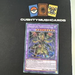 YUGIOH YUGIOH PREDAPLANT TRIPHYOVERUTUM SECRET RARE LDS3-EN076 LIMITED EDITION - Image 1