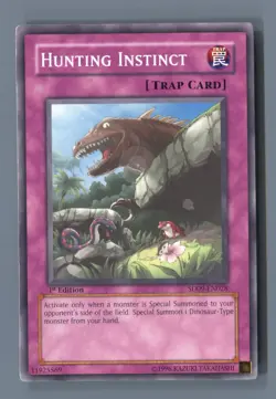 Hunting Instinct SD09-EN028 Structure Deck: Dinosaur's Rage Yu-Gi-Oh NM - Image 1