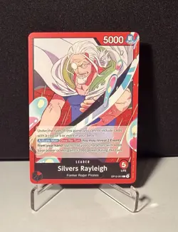 Silvers Rayleigh OP12-001 Leader ENG - One Piece Card Game - Image 1