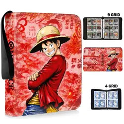 ONE PIECE TCG Binder luffy OP13-118 red manga TRADING CARD ALBUM BOOK FOLDER 4&9 - Image 1