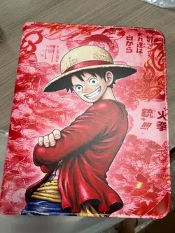 ONE PIECE TCG Binder luffy OP13-118 red manga TRADING CARD ALBUM BOOK FOLDER 4&9 - Image 2