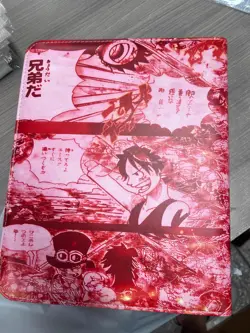 ONE PIECE TCG Binder luffy OP13-118 red manga TRADING CARD ALBUM BOOK FOLDER 4&9 - Image 4