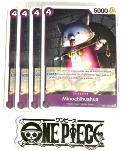 4x One Piece EB01-036 C Minochihuahua - ENG - Regular - Play Set - TCG - NM/M - Image 1