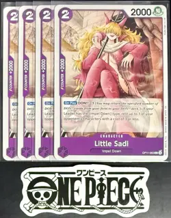 4 x One Piece OP11-063 C Little Sadi - ENG - Regular - Playset - TCG - NM/M - Image 1