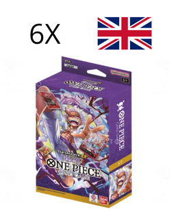 One Piece TCG DISPLAY 6x ST-21 SEALED CASE ST21 STARTER DECK EX Gear 5 - ENGLISH - Image 2