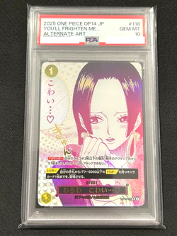 PSA 10 I'm scared... OP14-118 Boa Hancock The Azure Sea's Seven ONE PIECE Card - Image 4