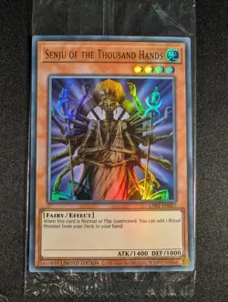 Yugioh - Senju of the Thousand Hands LART-EN057 Limited Ultra Rare NM - Sealed - Image 1