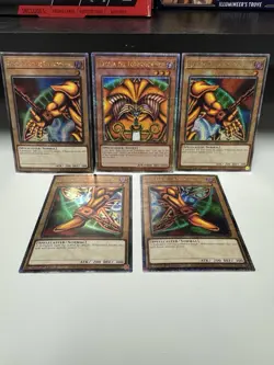 Yugioh! Exodia The Forbidden One Set Quarter Century Secret Rare QCR - Image 1