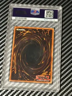 Yugioh PSA 10 Man-Eater Bug LOB-108 Super Rare 1st Edition GLOSSY *9974 - Image 2