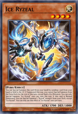 Yugioh! Ice Ryzeal MP25-EN119 Mega Pack Prismatic Secret Rare - Image 1