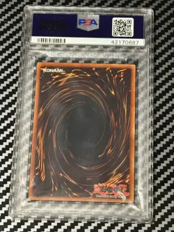 Yugioh PSA 10 Trap Hole LOB-058 Super Rare 1st Edition GLOSSY *0687 - Image 2