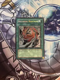 (SRH) YuGiOh Recurring Nightmare FOTB-EN066 1st Edition Secret Rare VLP - Image 1