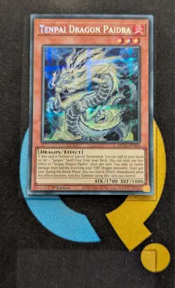 MP25-EN064 Tenpai Dragon Paidra Prismatic Secret Rare 1st Edition YuGiOh Card - Image 1