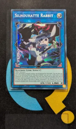 MP25-EN090 Silhouhatte Rabbit Prismatic Secret Rare 1st Edition YuGiOh Card - Image 1