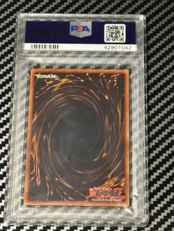Yugioh PSA 10 Raigeki LOB-053 Super Rare 1st Edition GLOSSY *1042 - Image 2