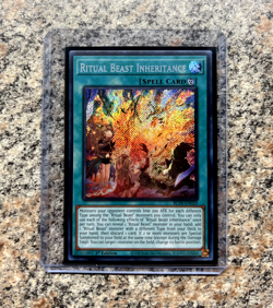 Ritual Beast Inheritance - BLTR-EN020 - Secret Rare YuGiOh - Image 1
