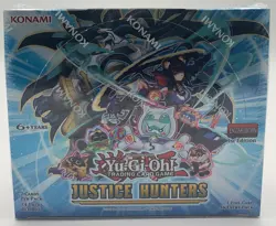 Konami Yu-Gi-Oh! Justice Hunters English 1st Edition Booster Box - NEW SEALED - Image 1