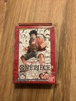 Super Pre Release Deck ST01 Straw Hat Crew Sealed One Piece Sealed (1st Edition) - Image 1