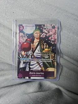 Zoro-Juurou (Event Pack Vol. 5) OP05-067 One Piece PROMO GOLD CHAMPIONSHIP - Image 1