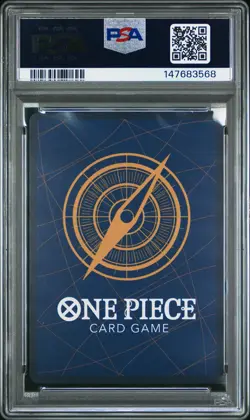 2025 ONE PIECE JAPANESE OP11-A FIST OF DIVINE SPEED #005 LUFFY-TAROU PSA 10 - Image 2