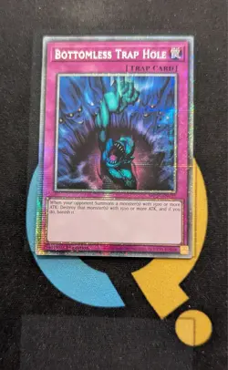 MP25-EN018 Bottomless Trap Hole Starlight Rare 1st Edition YuGiOh Card - Image 1