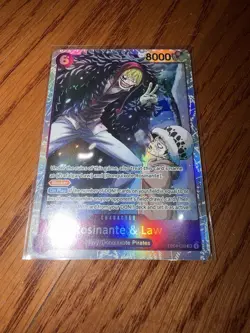 One Piece CCG Rosinante & Law EB04-038 Super Rare Foil - Image 2